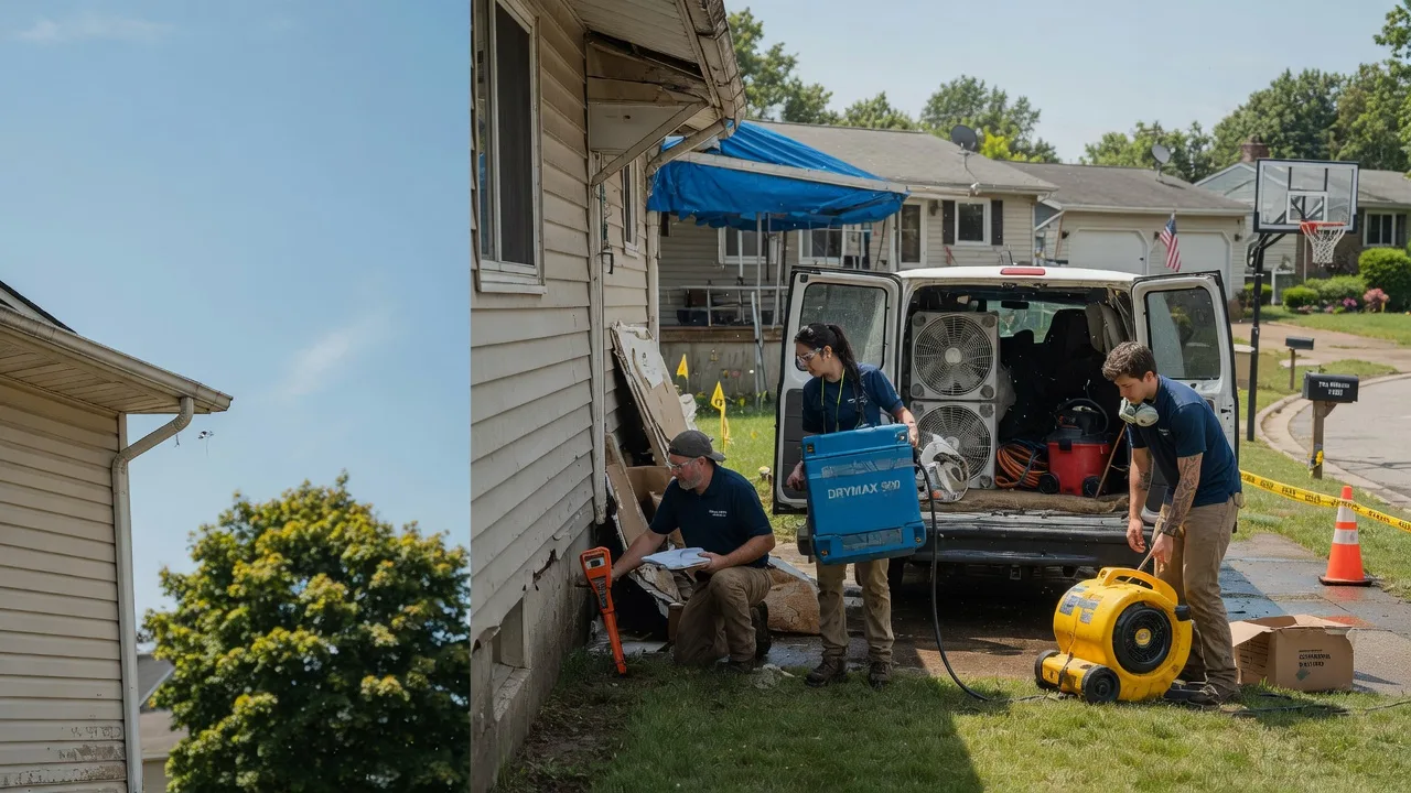 Ceiling Leak Cleanup in Fort Atkinson, WI near me
