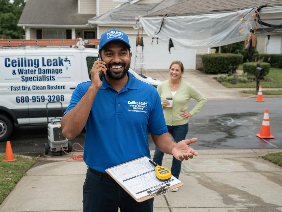 Ceiling Leak Cleanup Fort Atkinson, WI FAQs